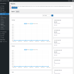 Page screenshot: GetPaid → Reports