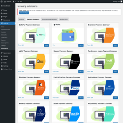 Page screenshot: GetPaid → Extensions → Payment Gateways