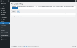 Page screenshot: Tools → Anonymization Logs
