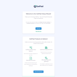 Page screenshot: GetPaid › Setup Wizard