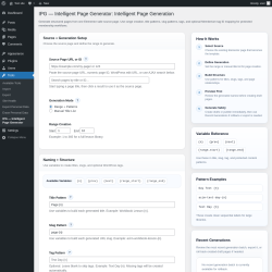 Page screenshot: Tools &rarr; IPG &mdash; Intelligent Page Generator