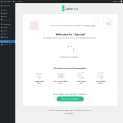 Page screenshot: iubenda