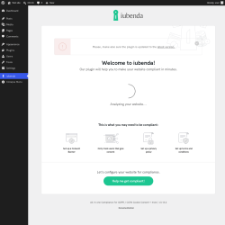 Page screenshot: iubenda