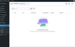 Page screenshot: IvyForms &rarr; Entries