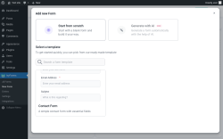 Page screenshot: IvyForms &rarr; New Form