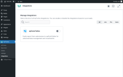 Page screenshot: IvyForms &rarr; Integrations