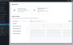 Page screenshot: IvyForms &rarr; New Form