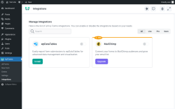 Page screenshot: IvyForms &rarr; Integrations