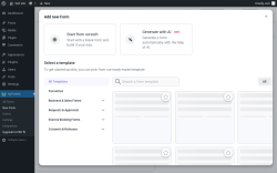 Page screenshot: IvyForms &rarr; New Form