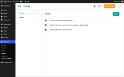 Page screenshot: IvyForms &rarr; Settings