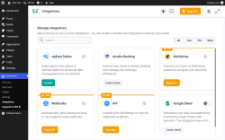 Page screenshot: IvyForms &rarr; Integrations