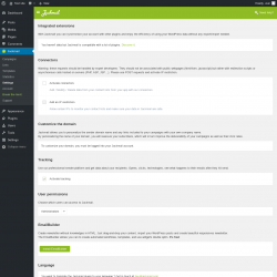 Page screenshot: Jackmail &rarr; Settings