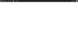 Page screenshot: Add Post &lsaquo; Test site &mdash; WordPress