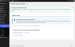 Page screenshot: Shared Albums for Google Photos &rarr; Settings