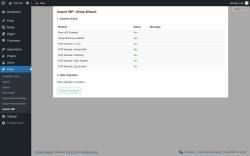 Page screenshot: Tools → Import WP
