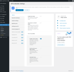 Page screenshot: JetFormBuilder &rarr; Settings