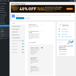 Page screenshot: JetFormBuilder &rarr; Settings