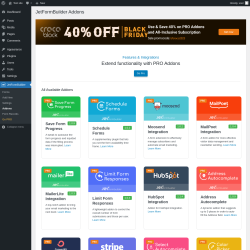 Page screenshot: JetFormBuilder &rarr; Addons