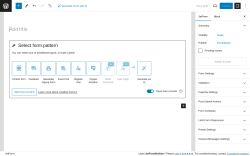 Page screenshot: JetFormBuilder &rarr; Add New