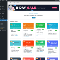 Page screenshot: JetFormBuilder &rarr; Addons