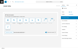 Page screenshot: JetFormBuilder &rarr; Add New Form