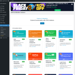 Page screenshot: JetFormBuilder &rarr; Addons