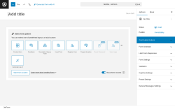 Page screenshot: JetFormBuilder &rarr; Add New Form