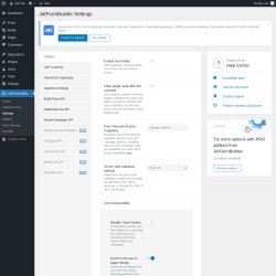 Page screenshot: JetFormBuilder &rarr; Settings
