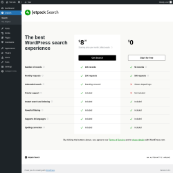 Page screenshot: Jetpack