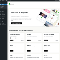Page screenshot: Jetpack