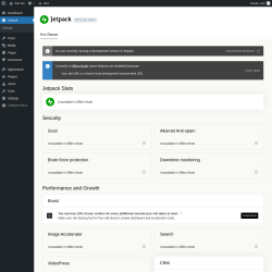 Page screenshot: Jetpack