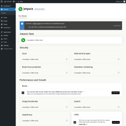 Page screenshot: Jetpack