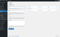 Page screenshot: Team &rarr; Groups
