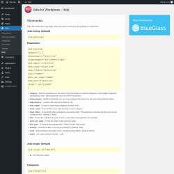 Page screenshot: Jobs → Help