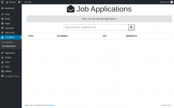 Page screenshot: Candidates → Job Applications