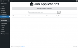 Page screenshot: Candidates → Job Applications