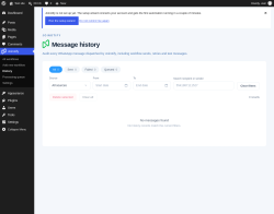 Page screenshot: Joinotify &rarr; History