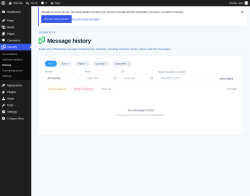 Page screenshot: Joinotify &rarr; History