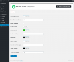 Page screenshot: WP Pros & Cons