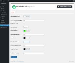 Page screenshot: WP Pros & Cons