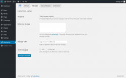 Page screenshot: Messaging &rarr; Messages