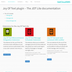 Page screenshot: Messaging &rarr; 