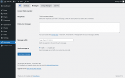 Page screenshot: Messaging &rarr; Messages