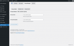 Page screenshot: Messaging &rarr; Group Manager