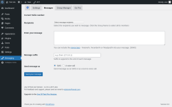 Page screenshot: Messaging &rarr; Messages