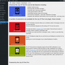 Page screenshot: Messaging &rarr; Go Pro