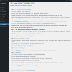 Page screenshot: Messaging
