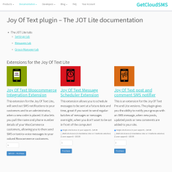 Page screenshot: Messaging &rarr; 