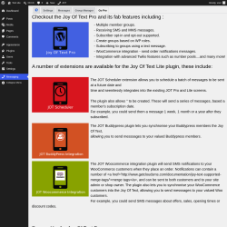 Page screenshot: Messaging &rarr; Go Pro