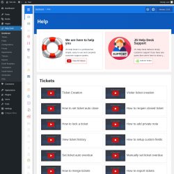 Page screenshot: Help Desk → Help